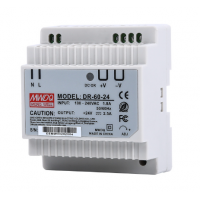 DR-60-24 Mean Well 60W Industrial DIN Rail Power Supply – 24V 2.5A