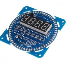 Rotating DS1302 LED Display Alarm Electronic Clock Module LED Temperature Display