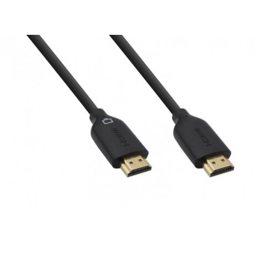 HDMI to HDMI Cable 1.5m Flat Cable For All Purpose MODEL HDTV 1.4A HIGH Definition tv- Black Round Cable High quality - product image