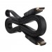 HDMI to HDMI Cable 1.5m Flat Cable For All Purpose MODEL HDTV 1.4A HIGH Definition tv- Black Round Cable High quality thumbnail image 1