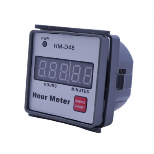 Hm-D48 220V 50Hz Digital Hour Meter Digital Timer 0-999.99 Hours  - product image