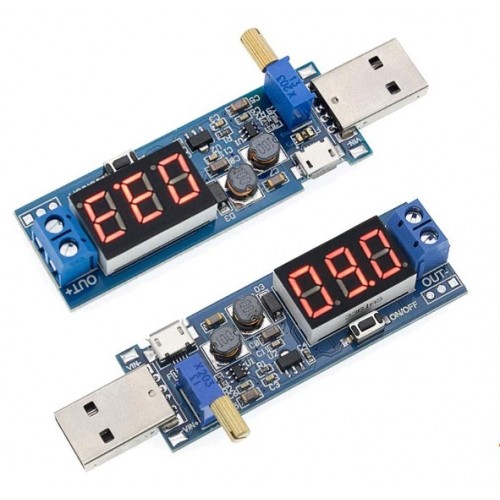 HW-132 DESKTOP POWER MODULE 9V 1.2V 24V ADJUSTABLE VOLTAGE BOOST POWER MODULE - product image