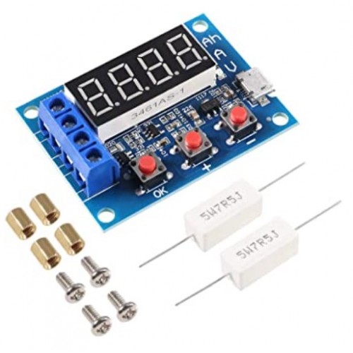  HW-586 1.2v 12v 18650 Li-ion Lithium Battery Capacity Tester Resistance Lead Acid Batteries Capacity Meter Discharge Tester - product image