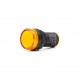 Indicator Pilot Lamp 22mm Round Head Yellow