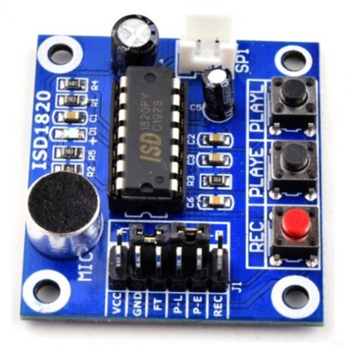 ISD1820 10s Voice Sound Recording Recorder Module Kit Microphone Audio Speaker - product image
