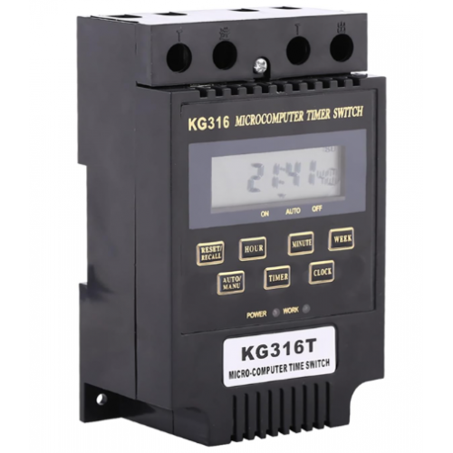 KG316T Microcomputer Timer Switch Control AC 220V Digital Programmable Timer Relay - product image