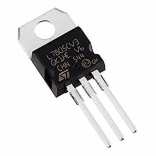 LM7805 Original L7805CV L7805 7805 5V 1.5A Voltage Regulator IC 3 Pin TO-220 Package Fixed 5V Positive Voltage Regulator IC Electrical Circuitry &amp; Parts - product image