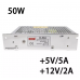 Mean Well D-50 Series Dual Output Switching Power Supply 5V 12V 24V thumbnail image 4
