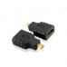 Micro HDMI Male to HDMI Female Adapter For Raspberry Pi 4 Model B, Macbook, Notebook thumbnail image 1