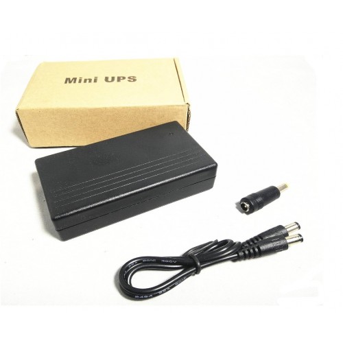 Mini DC UPS for Modem, Router, CCTV Camera 6000mA 22.2W 12V 2A - product image