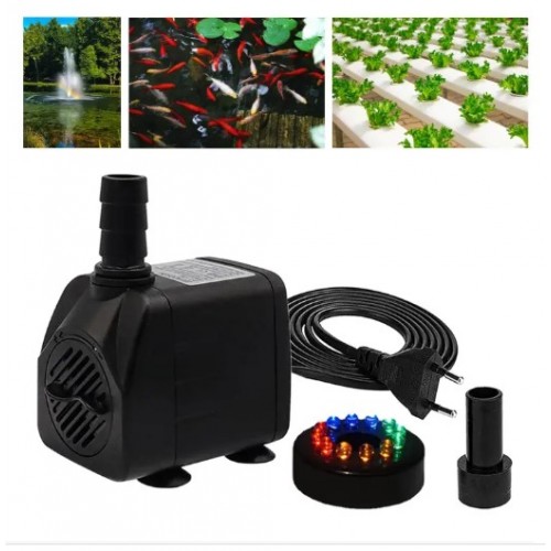 Mini Submersible Fountain Pump 10W 600L/H Garden Pond Aquarium Water Pump - product image