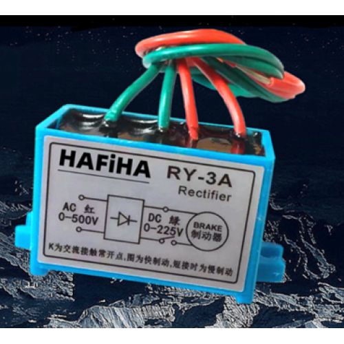 Motor Brake rectifier module RY-3A rectifier module electromagnetic brake fast brake 0-500V turn 0-225V - product image