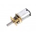 N20 DC 6V 200RPM Mini Metal Gear Motor thumbnail image 3