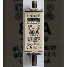 NH-C00 (7999) LINDNER 80A 500V GL/GG FUSE