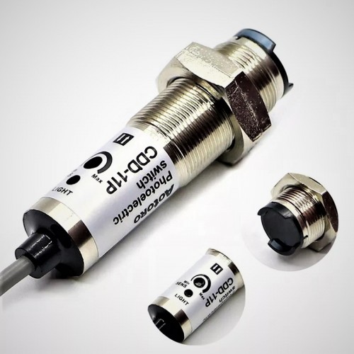 Photoelectric Sensor CDD-11N Diffuse NPN Infrared Metal Body NO+NC - product image