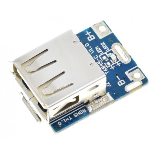 Power Bank Charger Circuit 18650 Battery Charger 134N3P 1 USB 5V Boost Step Up - product image
