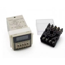 High Quality Punai Digital Timer Time Delay Relay DH48s with Base