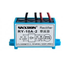 RECTIFIER Brake Rectifier RY-10A-2 Motor Brake 0-225V Holding Brake Power Supply 10A Module Device