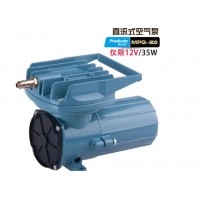 18W RESUN MPQ-902 MPQ-903 DC Air Compressor Pump 12V Air Pump for Aquarium Fish Tank 38L/min