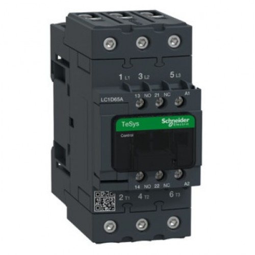 Schneider LC1D65AM7 TeSys D Contactor 65A 220V AC for Industrial Control - product image
