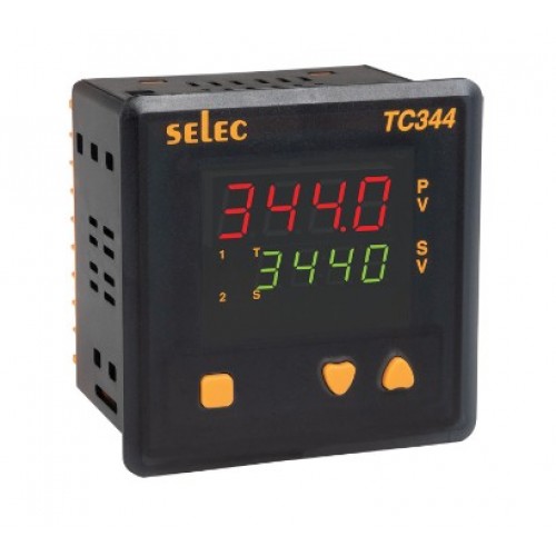 SELEC TC344AX 4 Digit Dual Display Temperature Controller - product image