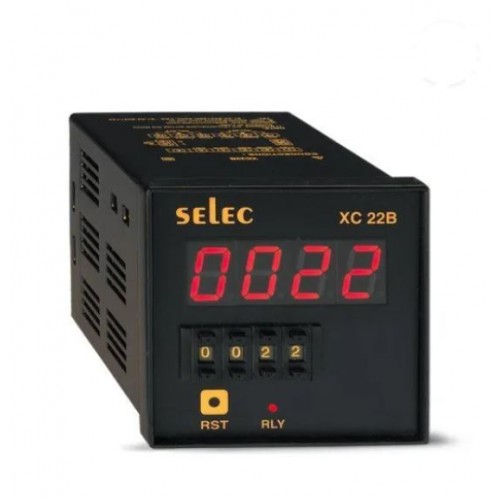 Selec XC22B-4-230 Digital Counter &amp; Rate Indicator - Programmable / preset - product image
