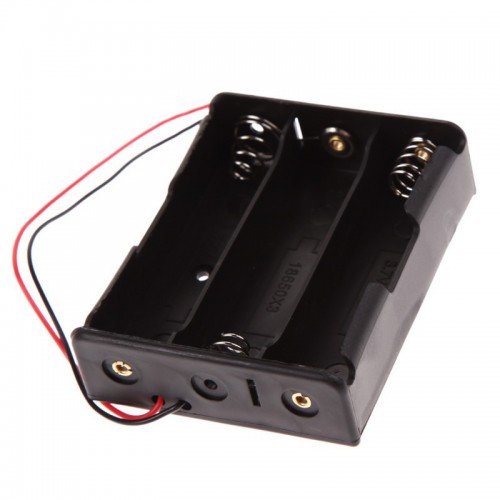 18650 Battery Holder 3S with Wire - product image