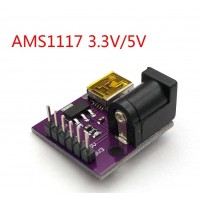 AMS1117 3.3V 5V/3.3V DC Mini USB Power Supply Module