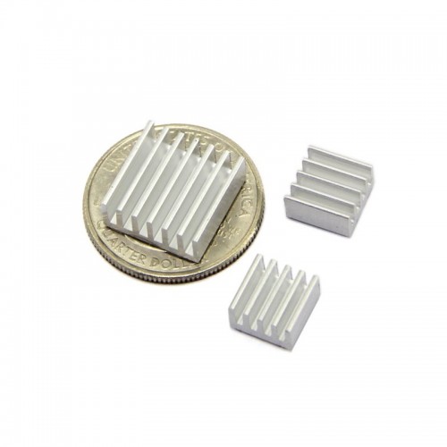 Aluminum Heat Sink With Adhesive for Raspberry Pi 3B/3B+/4B - product image
