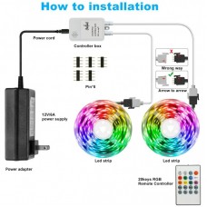 RGB Multicolor Lighting LED Strip 16.4Ft (5M)