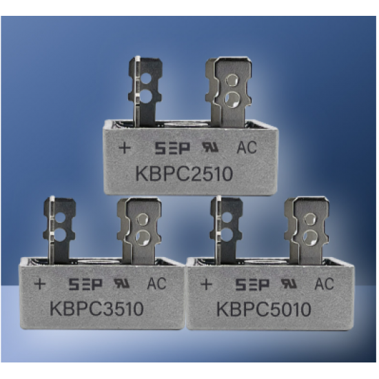 Single Phase KBPC2510 25A 1000V Bridge Rectifier, Full Wave