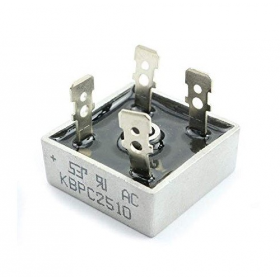 Single Phase KBPC2510 25A 1000V Bridge Rectifier, Full Wave