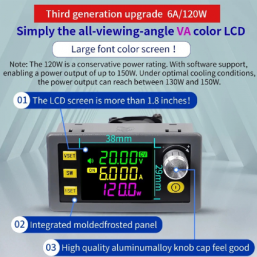SK60 SK120 Buck-Boost Converter Power Supply CNC Adjustable Regulated Module - product image