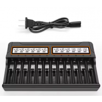 18650 Battery Charger MS812ACD 12 Slot Charging Machine