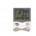 Smart Sensor AR867 Dual Digital Humidity &amp; Temperature Meter With Clock thumbnail image 1