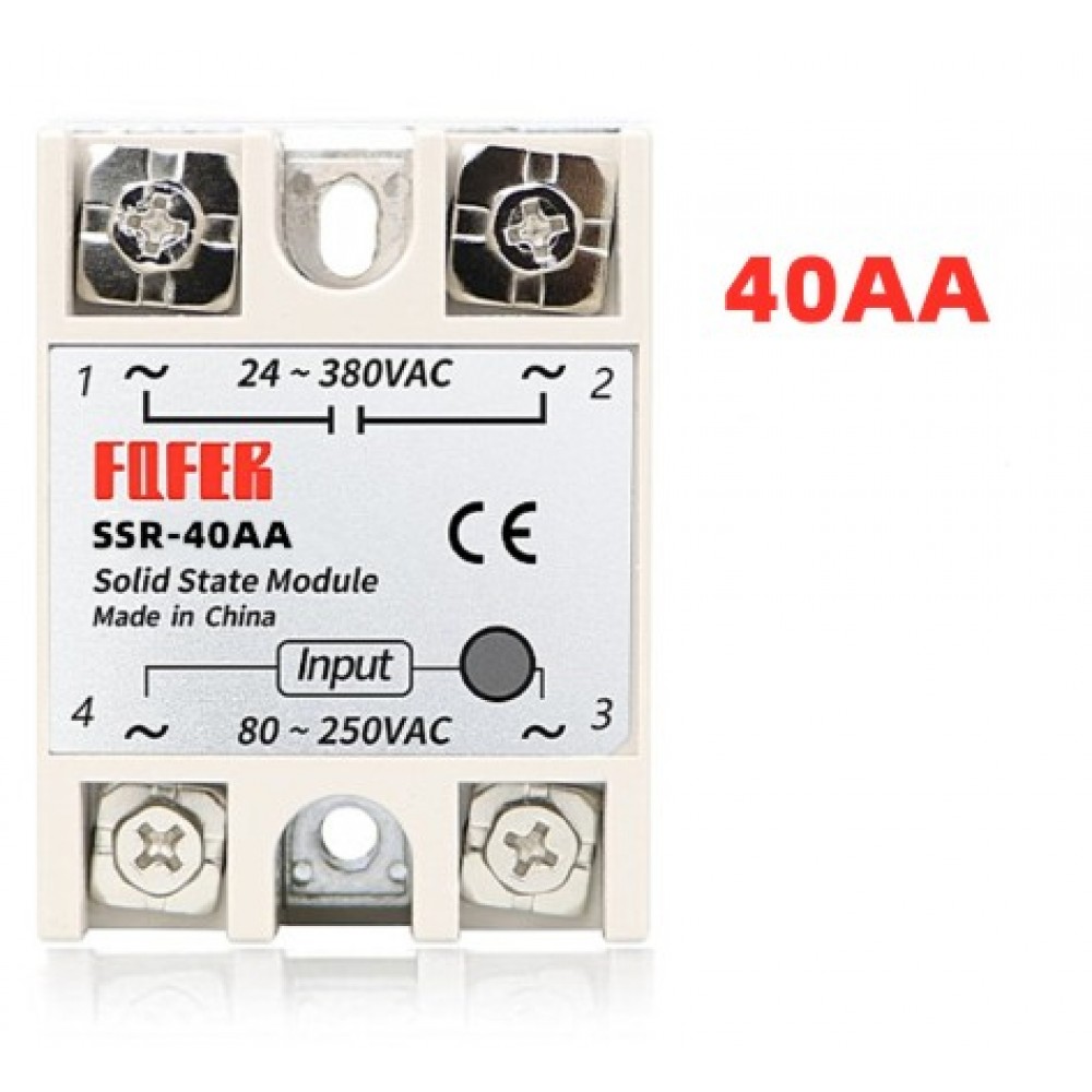 Solid State Relay SSR-40AA 40A AC to AC Single Phase in BD – High ...