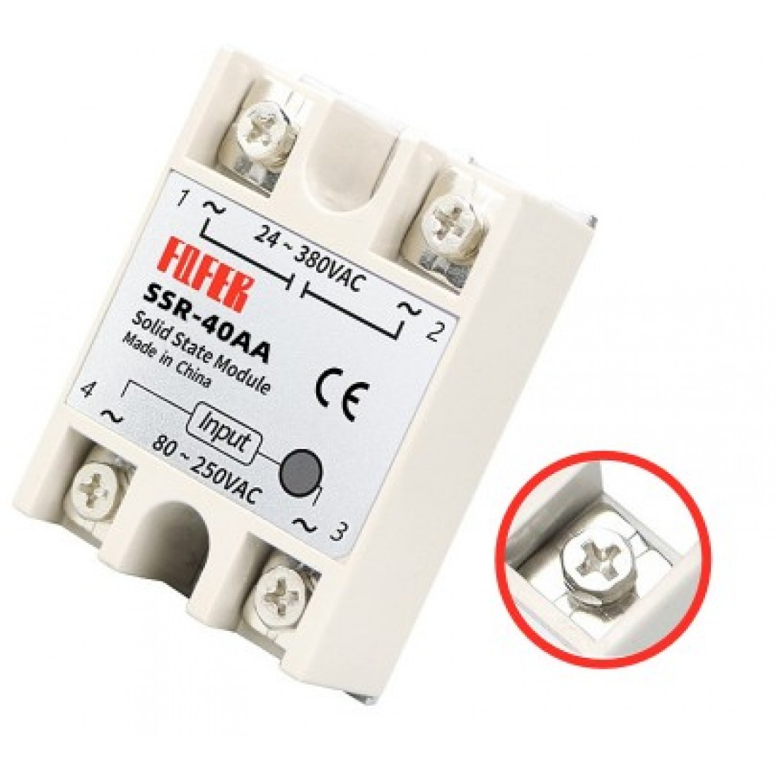 Solid State Relay SSR-40AA 40A AC to AC Single Phase in BD – High ...