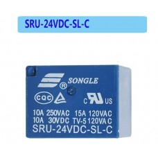 Songle Power 24VDC Relay SRU-24VDC-SL-C PCB 5 Pin