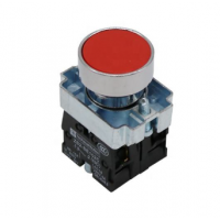 Telemecanique BA-45 Red Push Button Switch 1NO 1NC