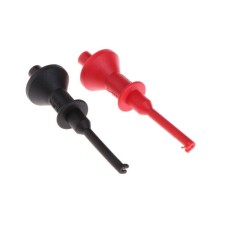 Testing Hook Clip Multimeters Test Lead Extension Probe Aperture 4mm Plug-in Pair