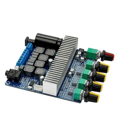 TPA3116D2 BLUETOOTH 2.1 DIGITAL AUDIO AMPLIFIER BOARD 50 + 50 W + 100 W OF HIGH BASS FIDELITY FOR SUBWOOFER SPEAKER - product image