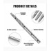 10-Piece Tungsten Carbide 3x3mm Rotary Burr Drill Bits Set for Metal Grinding and Milling thumbnail image 2