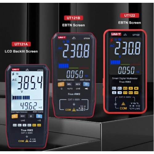 UNI-T UT121 Series Digital Multimeters (UT121A, UT121B, UT122) - product image