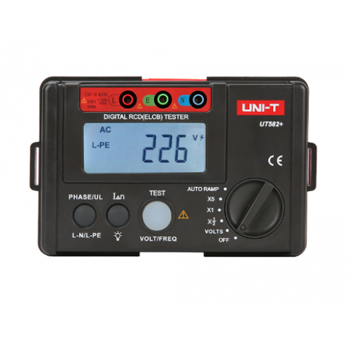 UNI-T UT582+ Digital RCD ELCB Tester - product image