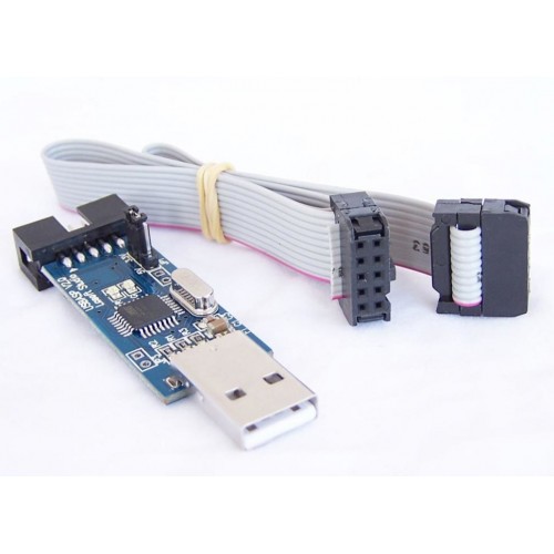 USB ISP USBISP USBASP ASP Programmer ATMEGA8 Programmer USB ASP USB ISP 10 Pin USB Programmer 3.3V/5V With Cable - product image