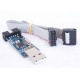 USB ISP USBISP USBASP ASP Programmer ATMEGA8 Programmer USB ASP USB ISP 10 Pin USB Programmer 3.3V/5V With Cable