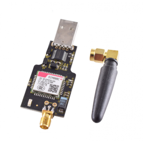 USB to GSM module Quad-Band GSM GPRS SIM800C with Bluetooth SMS Transceiver - product image