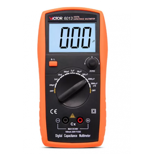 VICTOR 6013 High-Precision Digital Capacitance Multimeter Capacitor Meter - product image