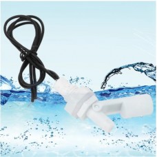 Water Level Sensor Controller 2Pcs Float Switch Side-Mounted White PP Plastic 16mm DC0-110V