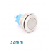 12mm 16mm 19mm 22mm Waterproof IP67 Metal Push Button Momentary Latching Switch thumbnail image 5